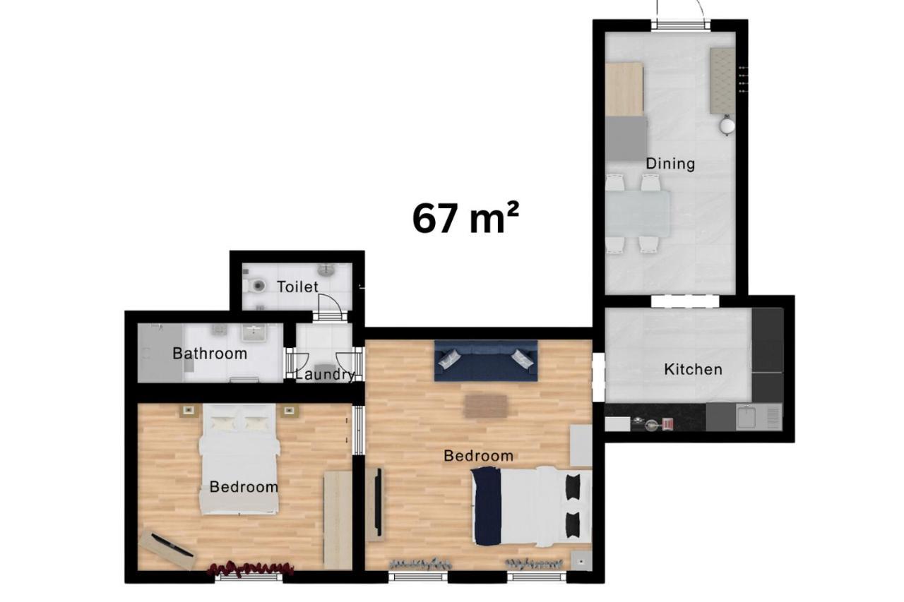 Apartment Korina - City Center ซาเกร็บ ภายนอก รูปภาพ